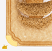Elihome wood fiber cutting board with juice groove and yellow non-slip corner feet, shown with sliced bread.
