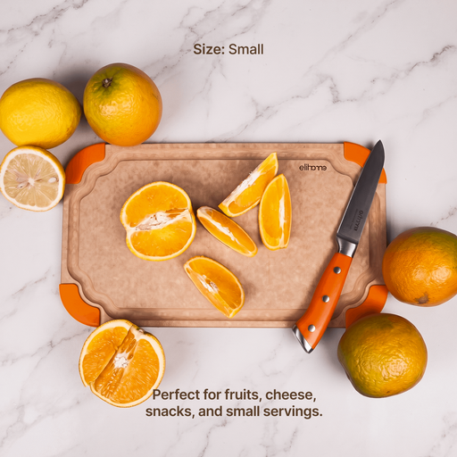 Small board in the Elihome Premium Series 2 Piece Set - perfect for fruits, cheese, snacks, and small servings