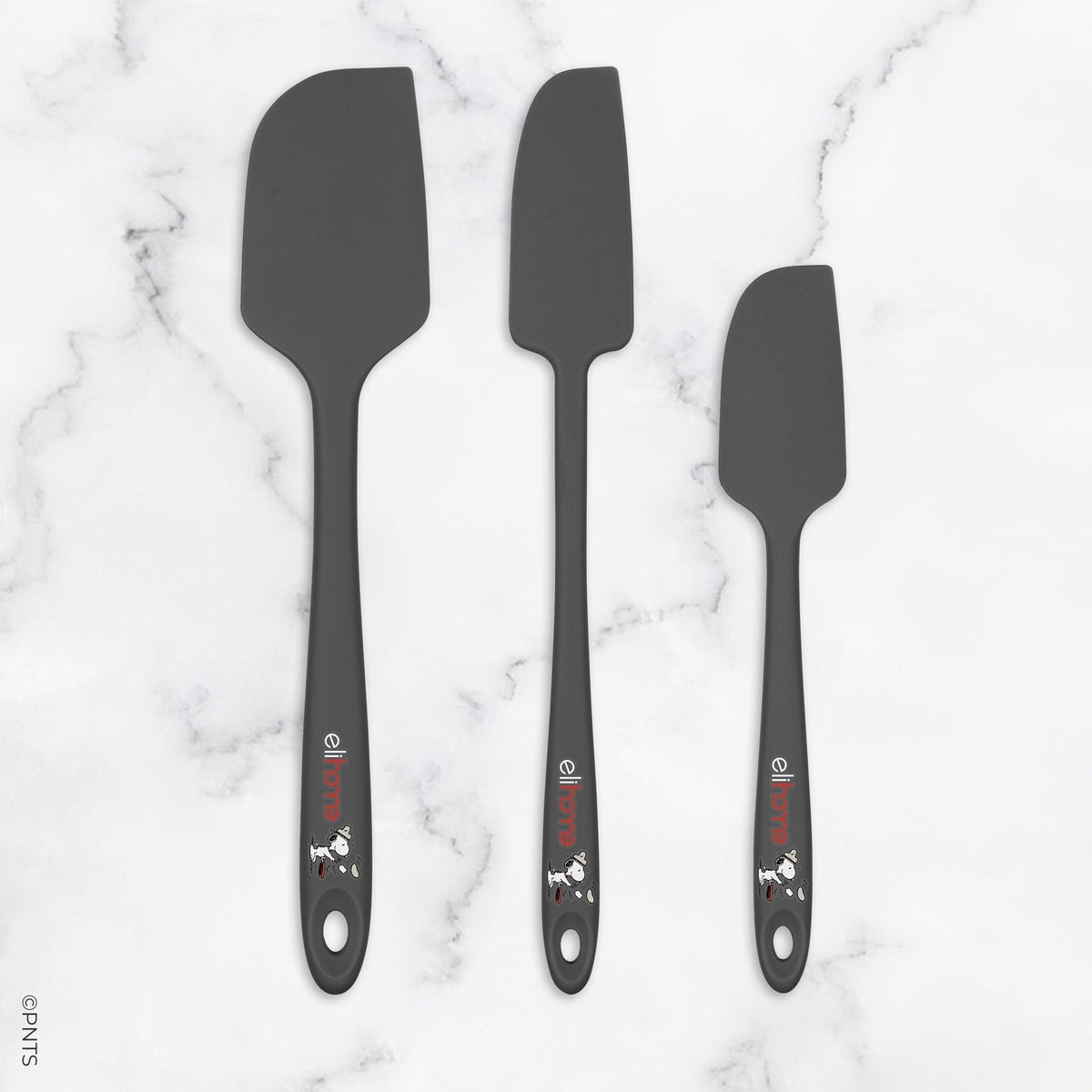 Elihome x Peanuts 3 Piece Silicone Spatula Set