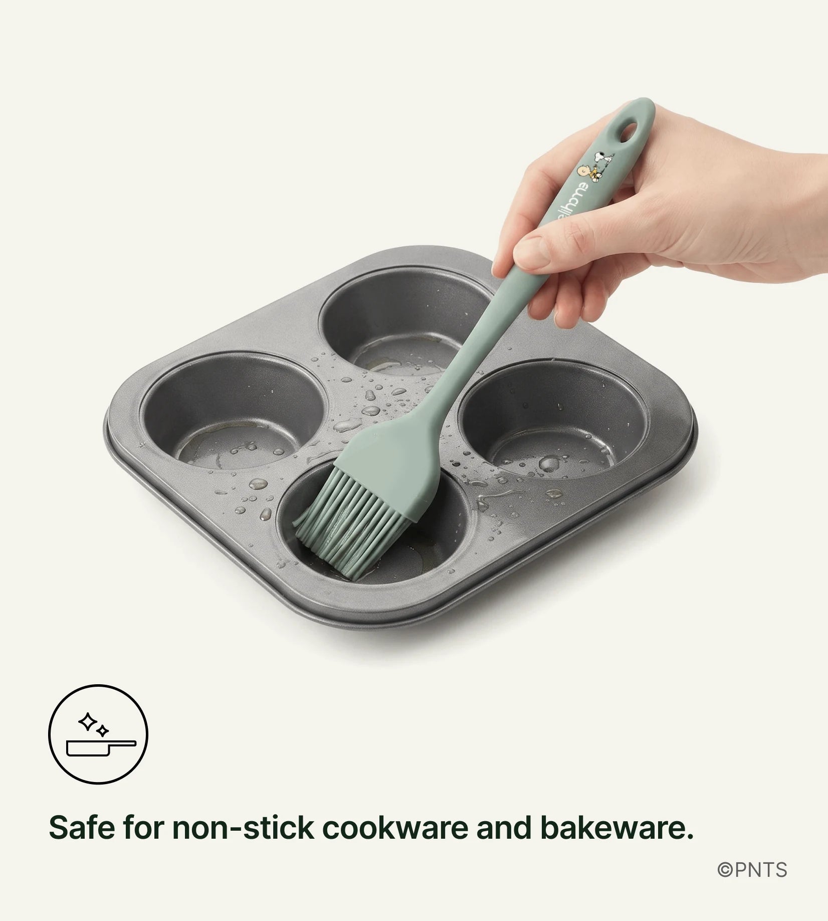 Safe for non-stick cookware and bakeware.