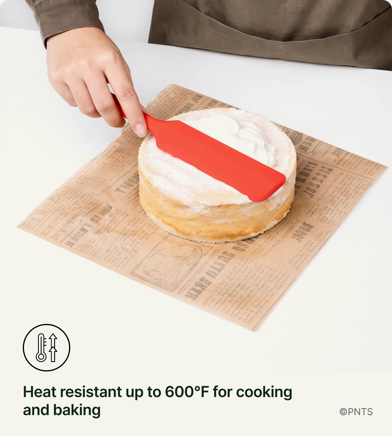 Heat resistant up to 600°F for cooking and baking